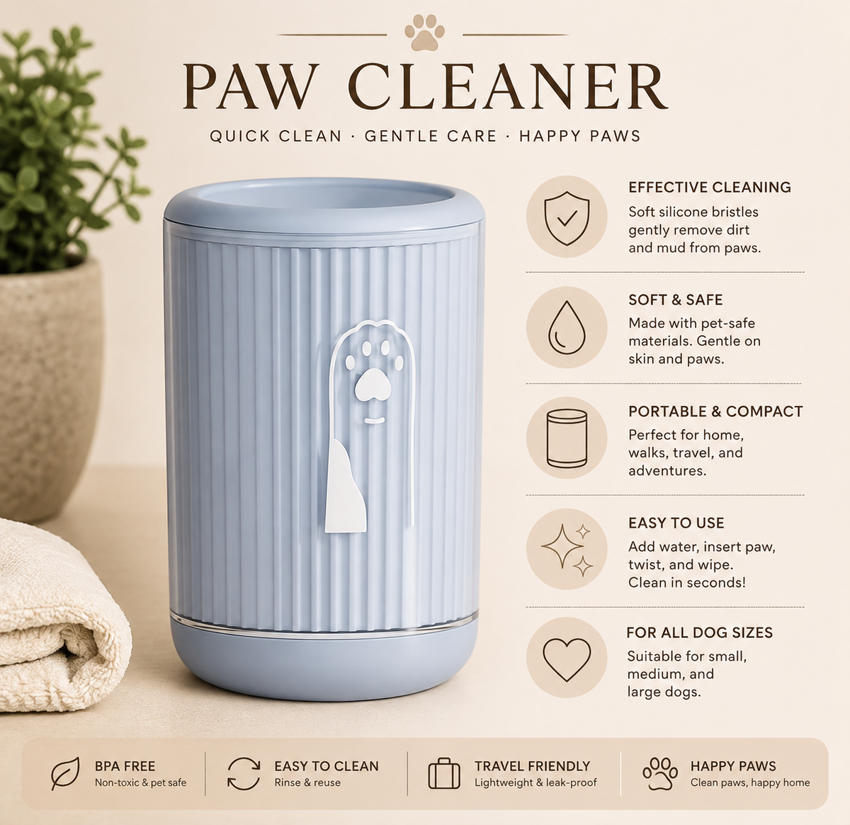 IvoryPaws™ CleanCup