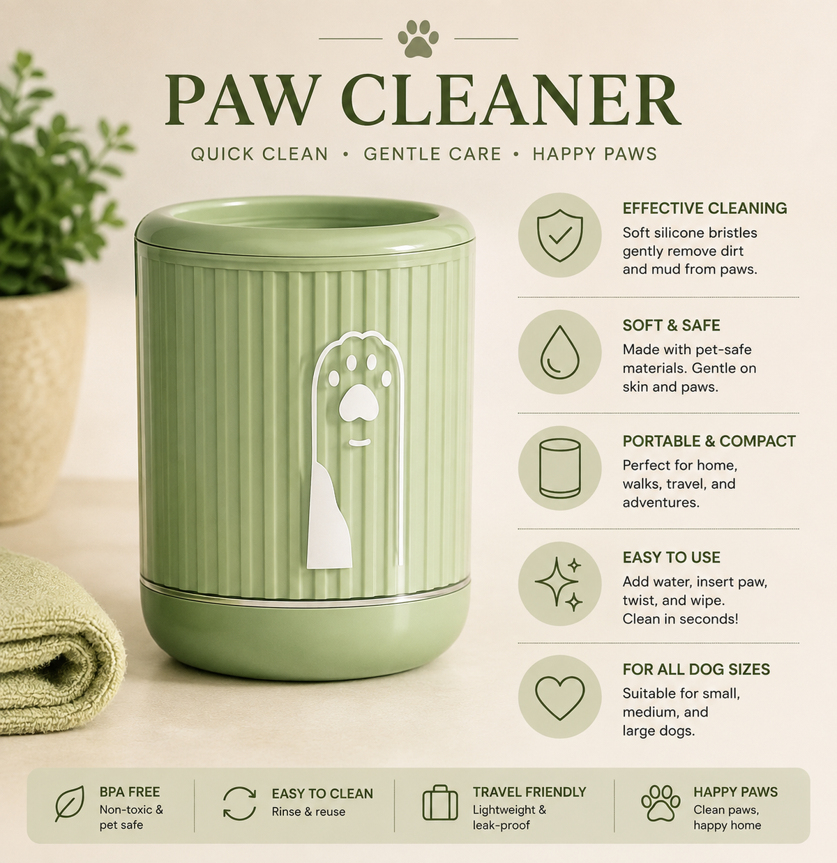 IvoryPaws™ CleanCup