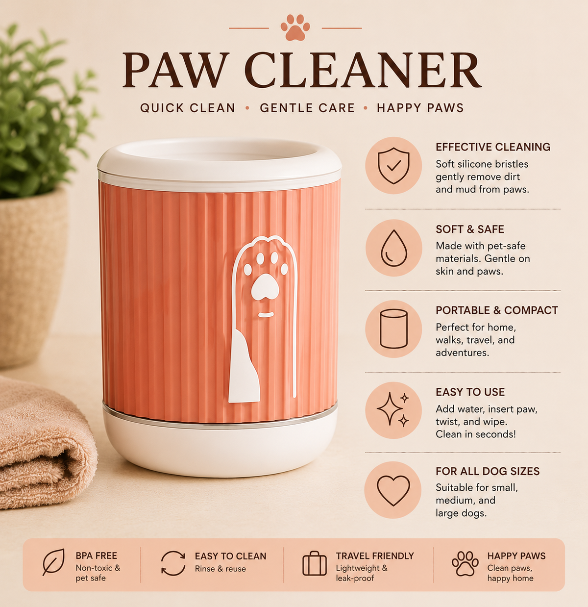 IvoryPaws™ CleanCup